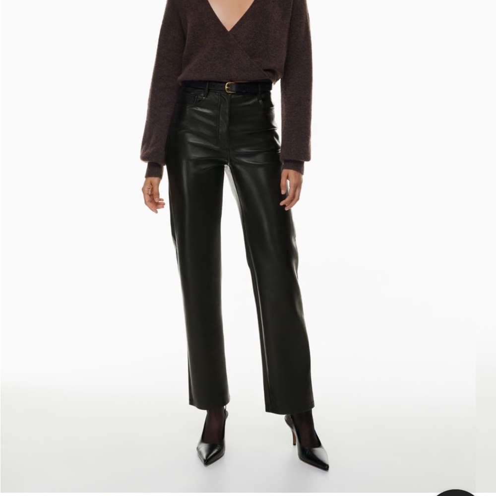Aritzia Melina Pants Vegan Leather